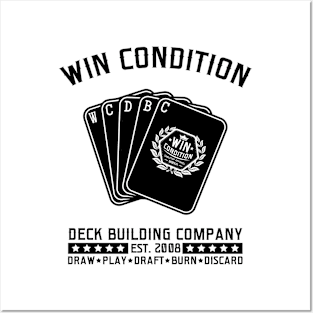 Win Condition Deck Building Company (Light Shirts) Posters and Art